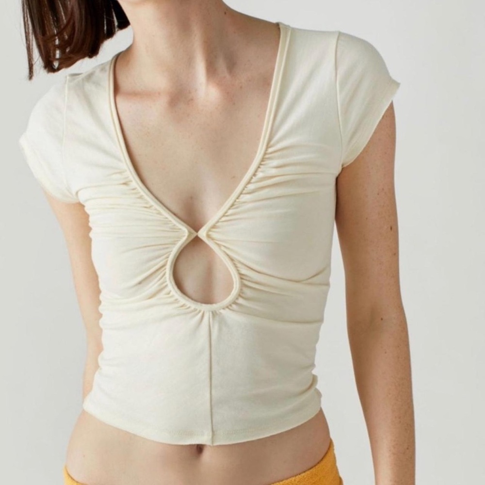 Urban Outfitters Frenchie Keyhole Top